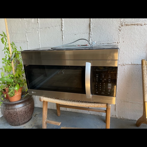 LG microwave  used & it is in great conditions.